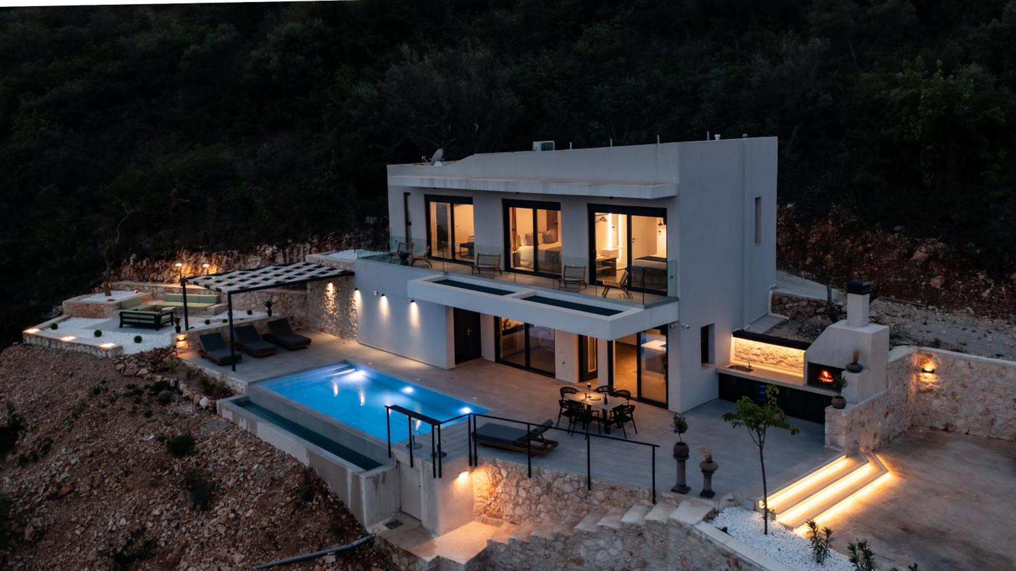 Pantea Luxury Villa Vaszilikí Kültér fotó
